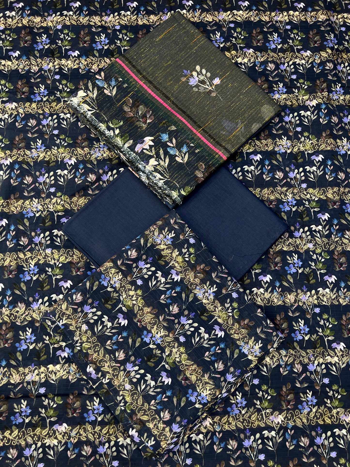 Sharjeena Premium Fancy Lawn 3PC