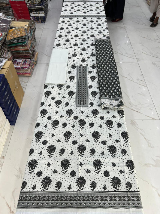 Swiss Bana Dora Lawn with Fancy Dupatta