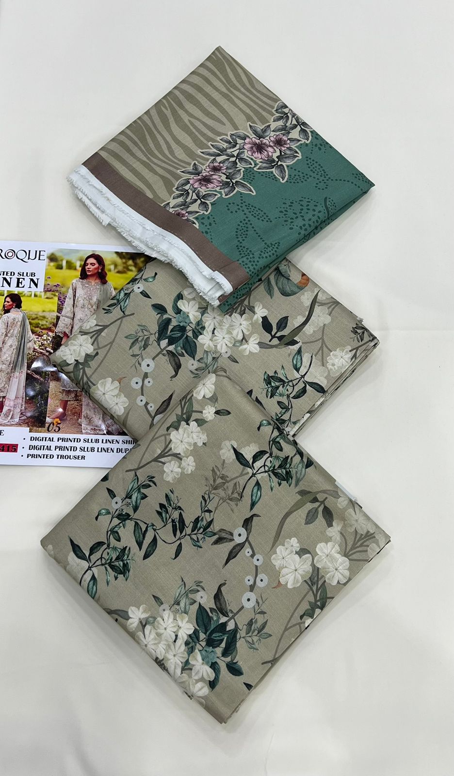 ✨Baroque Slub Linen 3PC✨