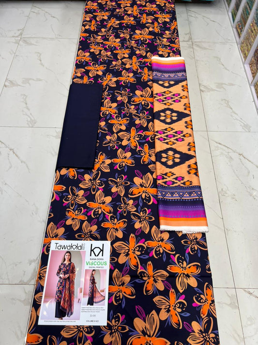 Tawakkal Bana Dora Viscose 3PC