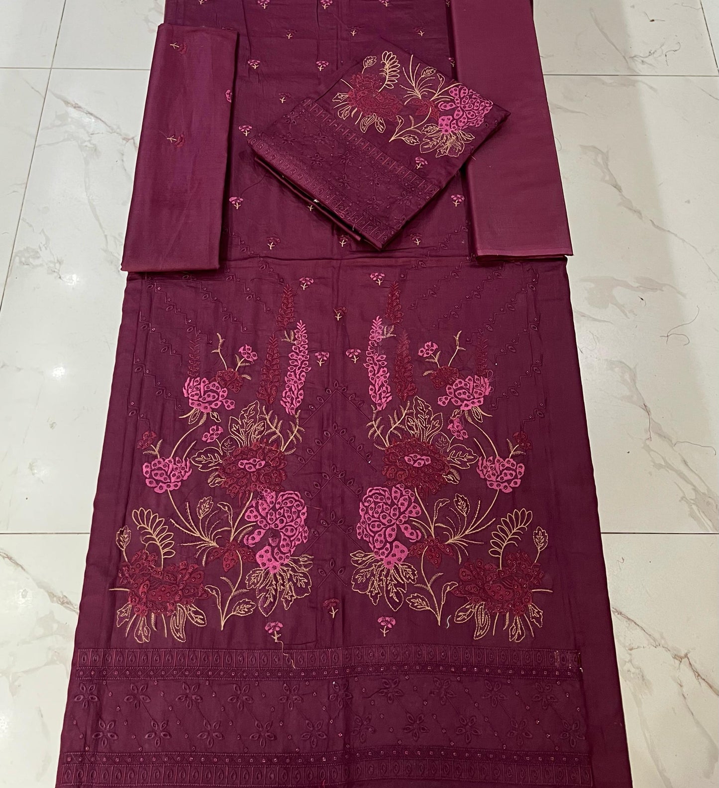 ZARQASH FASHION WEAR EMB 2PC