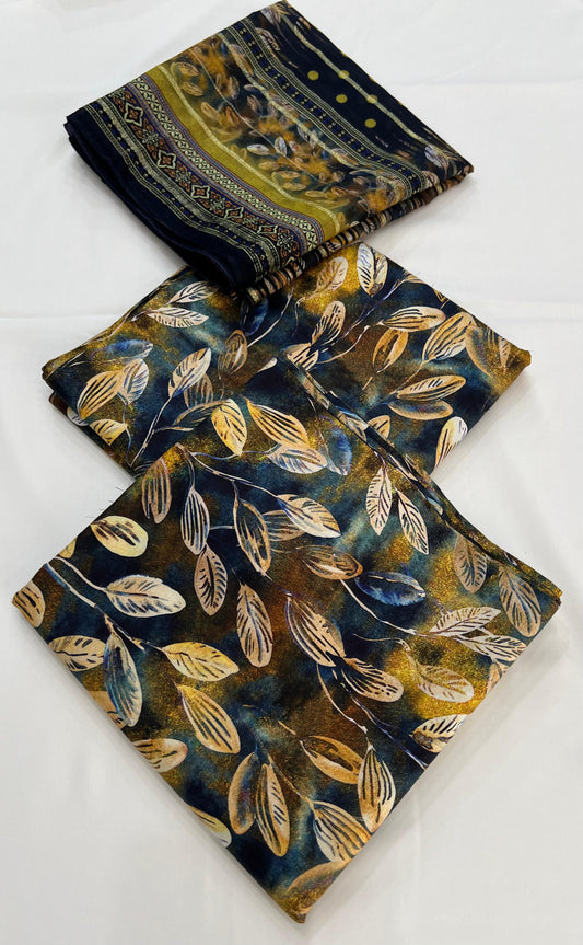 Original Linen 3PC With Fancy Dupatta