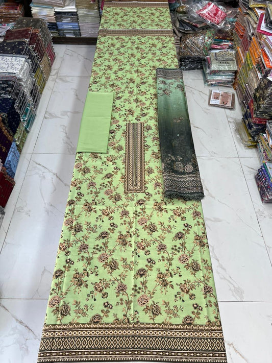 Swiss Bana Dora Lawn with Fancy Dupatta