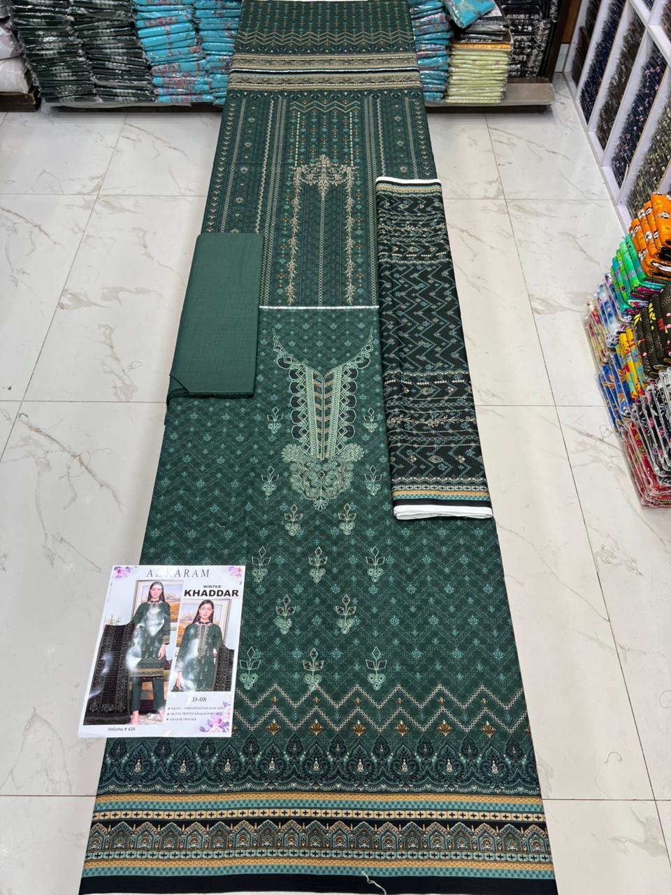 Winter Special Khaddar Emb 3PC | Mix Brand Selection