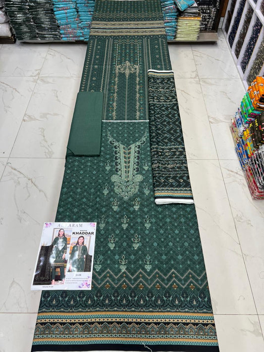 Winter Special Khaddar Emb 3PC | Mix Brand Selection