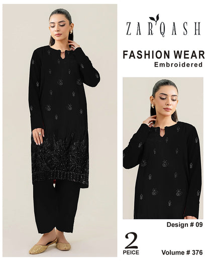 ZARQASH FASHION WEAR EMB 2PC