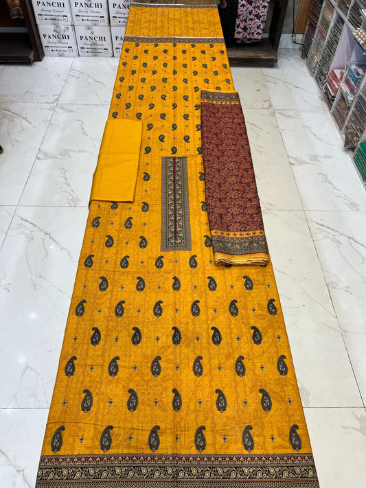 Almas Premium Bana Dora Lawn 3PC | Tarkashi Dupatta