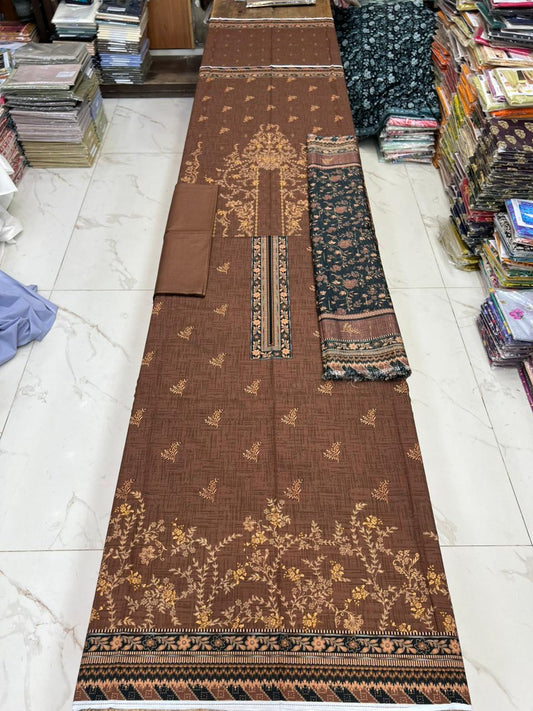 Almas Premium Bana Dora Lawn 3PC | Tarkashi Dupatta