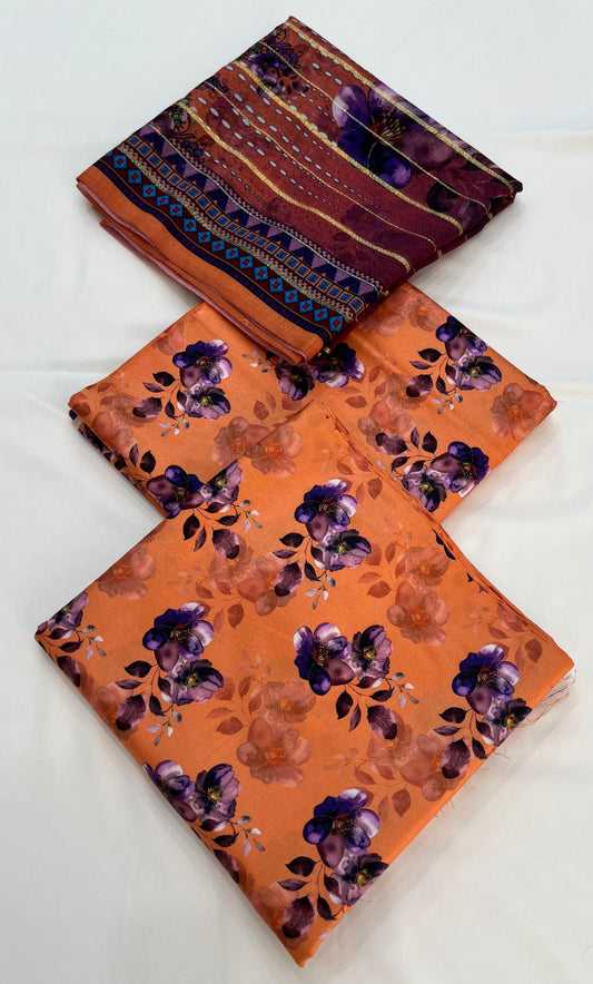 Original Linen 3PC With Fancy Dupatta