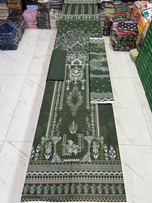 Zarqoon Printed Lawn 3PC