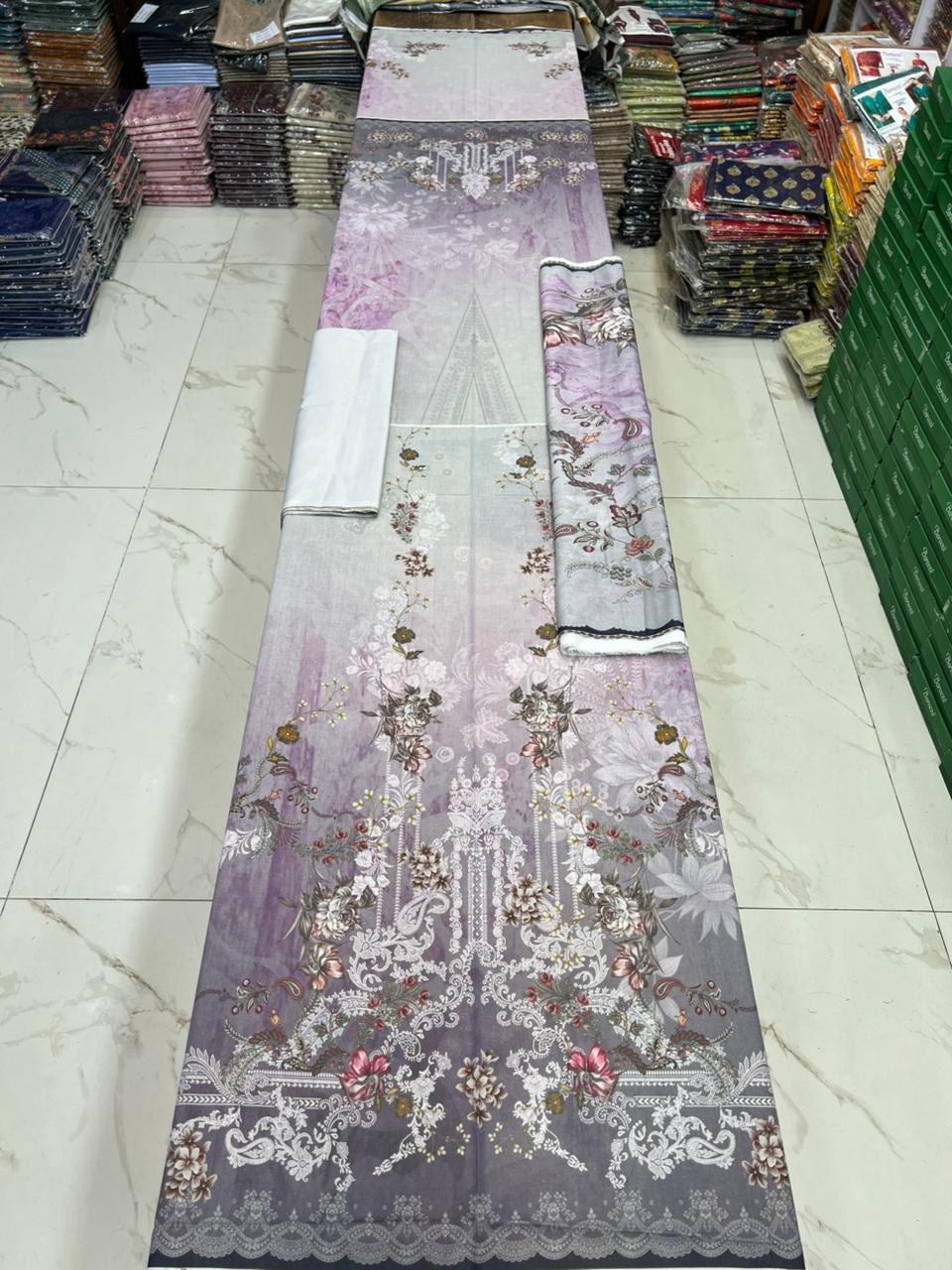 Zarqoon Printed Lawn 3PC