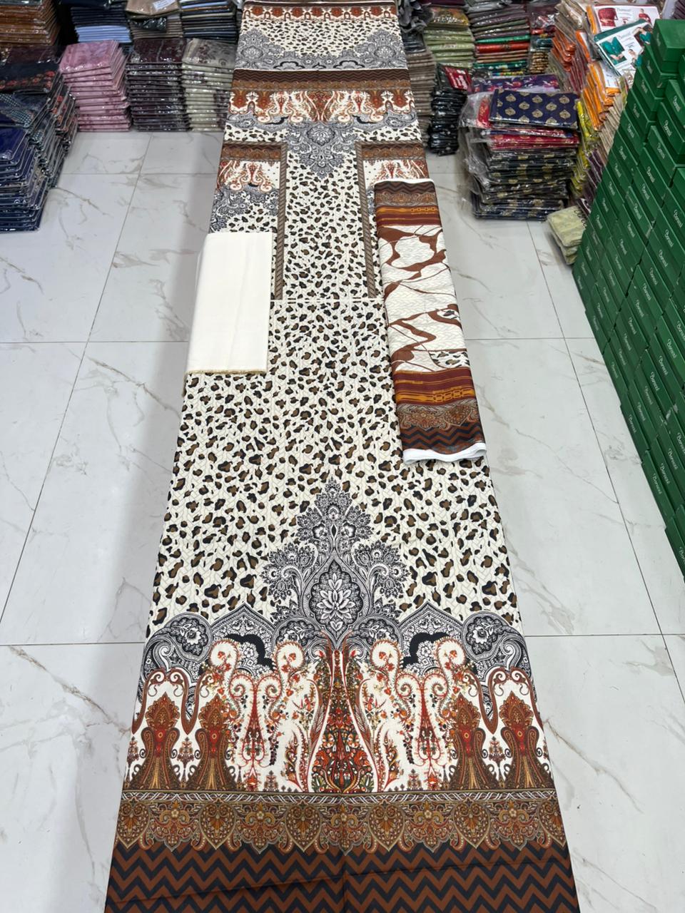 Zarqoon Printed Lawn 3PC