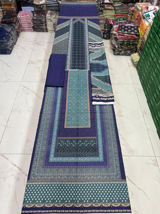 Zarqoon Printed Lawn 3PC