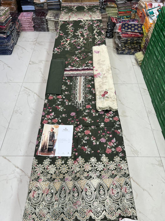 Bat'ha Embroidered Collection – Lawn Luxury 3PC