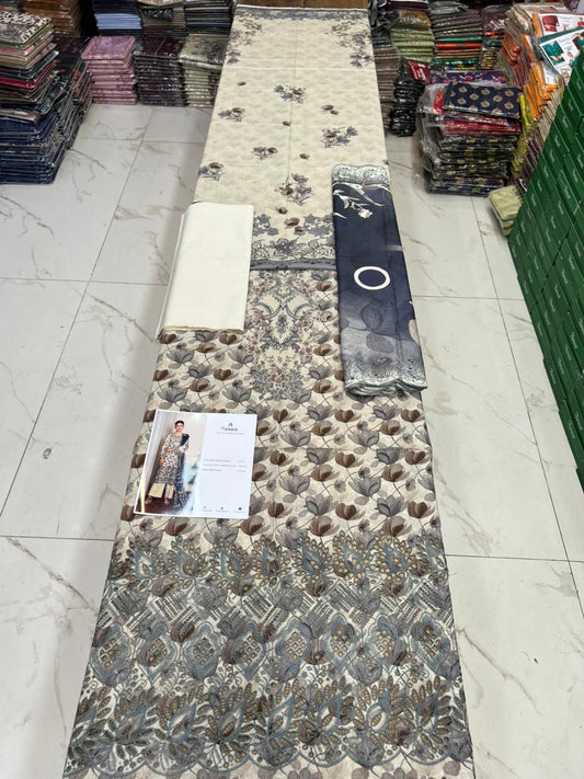 Bat'ha Embroidered Collection – Lawn Luxury 3PC