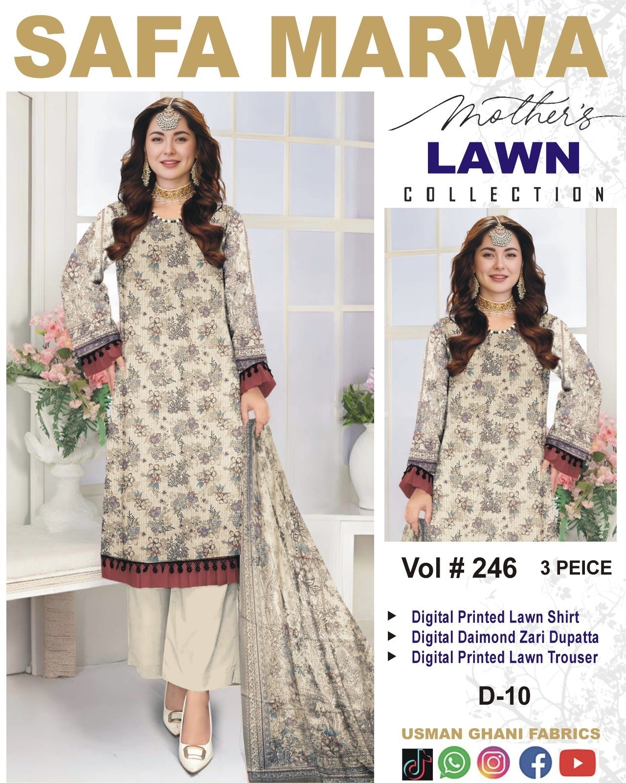 Safa Marwa Mother Collection 3PC