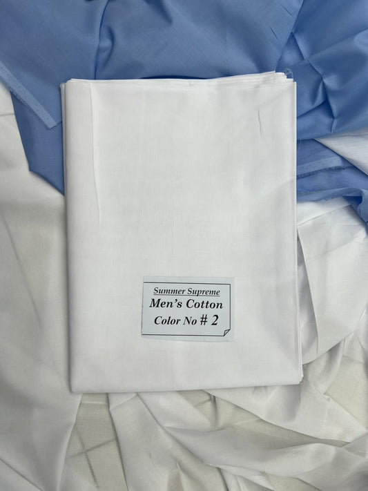 Summer Supreme Soft Cotton – Gents Plain