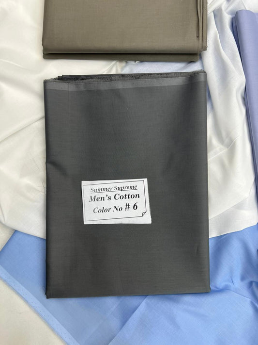 Summer Supreme Soft Cotton – Gents Plain