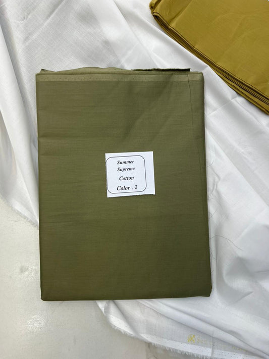 Summer Supreme Soft Cotton – Gents Plain