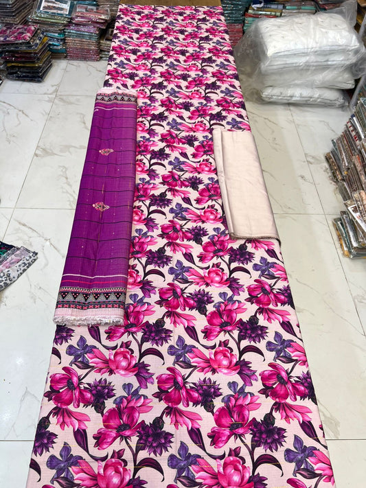 Bana Dora Tarkashi Linen