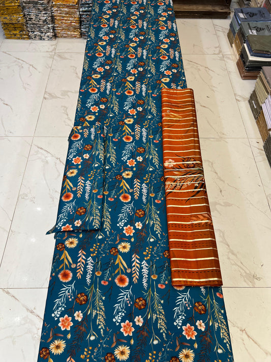 Original Linen 3PC With Fancy Dupatta