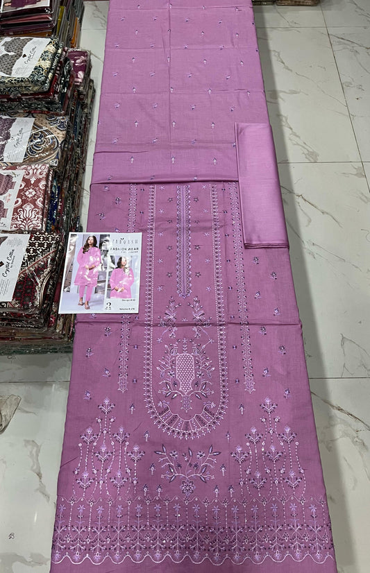 ZARQASH FASHION WEAR EMB 2PC